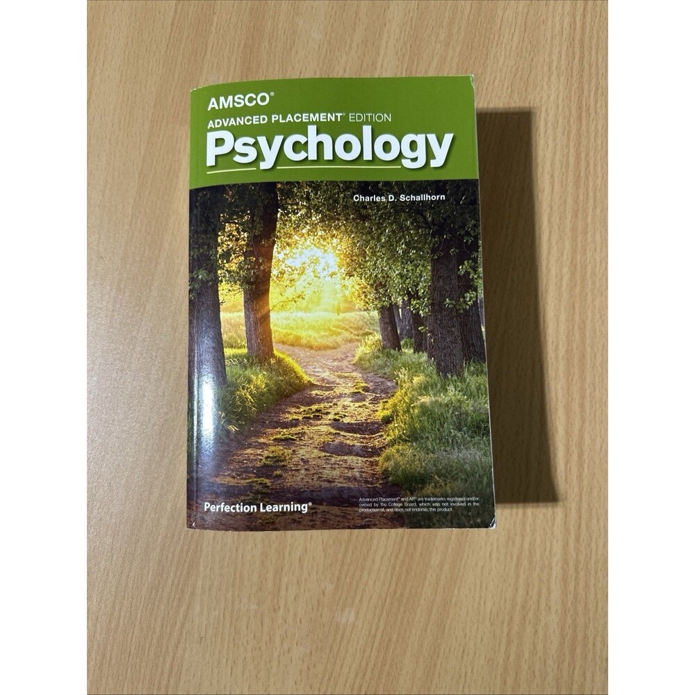 AMSCO Advanced Placement AP Psychology 2nd Edition Schallhorn BRAND NEW Psych
